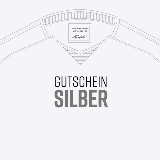 Gutschein Karte Silber