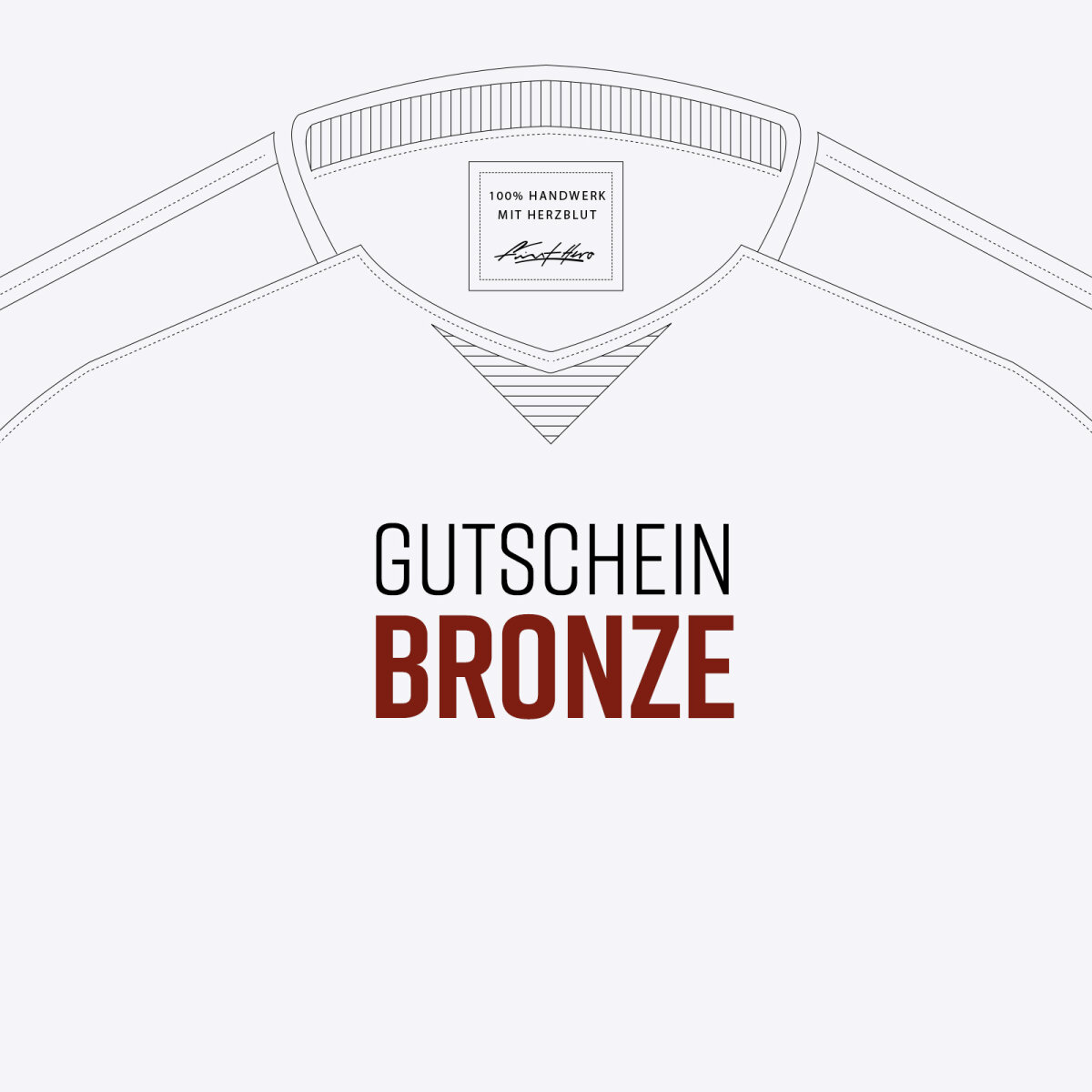 Gutschein Karte Bronze