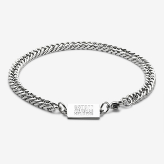 Finest Hero Edelstahl-Armband „Steel Classic“...