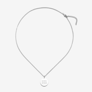 Finest Hero Edelstahl-Halskette „Steel Chain“ - mit graviertem Emblem