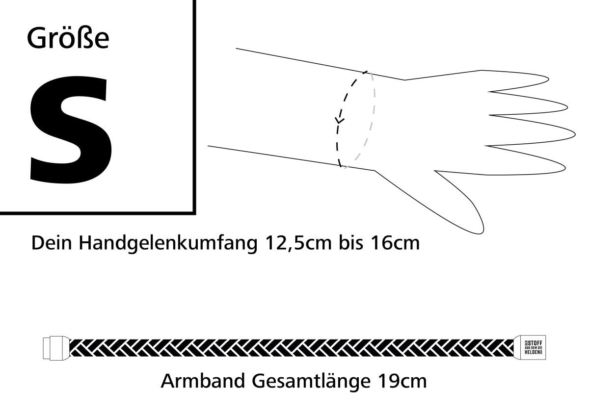 S = Umfang bis 16cm
