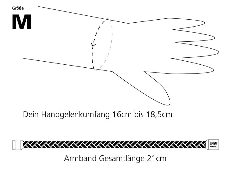 M = Umfang bis 18,5cm